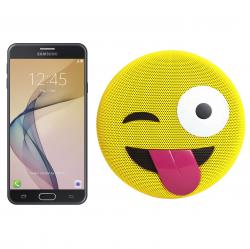 Combo Celular Samsung J7 Prime Negro Absolut Libre + Parlante BT Emoji de Regalo