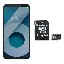 Combo Celular LG Q6 Platinum Libre + Memoria Verbatim 8 GB De Regalo