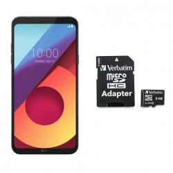 Combo Celular LG Q6 Alpha Negro Libre + Memoria Verbatim 8 GB De Regalo