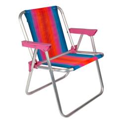 Silla Mor Aluminio Rosa 002122