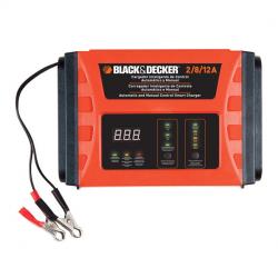 Cargador de Batería Inteligente Black & Decker 12 Amp