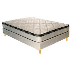Combo Colchón + Sommier Superflex Oro Plus 2 Plaza Resortes