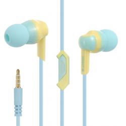 Auriculares Keeka EE-42 con Micrófono Celeste