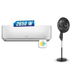 Combo Aire Acondicionado BGH 2650W + Ventilador de Pie Moulinex 20