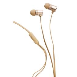 Auriculares Keeka F4 con Micrófono Dorado