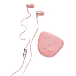 Auriculares Lovely & Me L-16 con Micrófono Rosa
