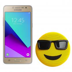 Combo Celular Samsung J2 Prime Dorado Metalic Libre + Parlante Jam BT Emoji Cool de Regalo
