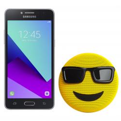 Combo Celular Samsung J2 Prime Negro Absolut Libre + Parlante Jam BT Emoji Cool de Regalo