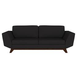 Sillón Mussa Priamo 3 Cuerpos Chenille Negro
