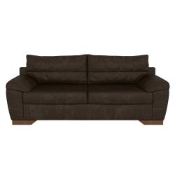 Sillón Mussa Zena 3 Cuerpos Cuerotex Chocolate