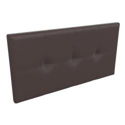 Respaldo de Cama Mussa Ellis Ecocuero 2 Plazas Chocolate