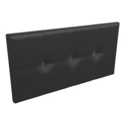 Respaldo de Cama Mussa Ellis Ecocuero 2 Plazas Negro