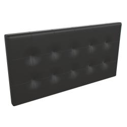 Respaldo de Cama Mussa Milos Ecocuero 2 Plazas Negro