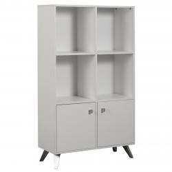 Biblioteca 2 Puertas Blanco LE075-BB