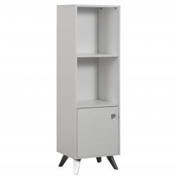 Biblioteca 1 Puerta Blanco LE040-BB