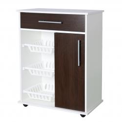 Mueble Frutero 1 Puerta 1 Cajón Wengue