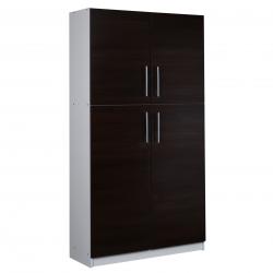 Armario Multiuso Dielfe 4 Puertas Wengue K904-W