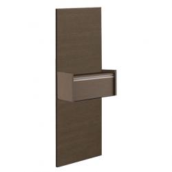 Mesa de Luz Flotante Dielfe 1 Cajón Wengue