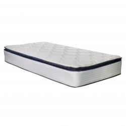 Colchón de Resortes 1 Plaza 90x190 Horus Pillow Azul Golden Line