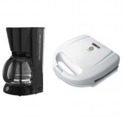 Combo Cafetera Master Chef MC-CT1001 + Sandwichera Master Chef MC-SW6179