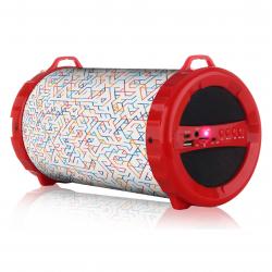 Parlante Portátil Bluetooth Panacom BZ-4030 Maze 10W Rojo