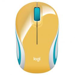 Mouse Inalámbrico Logitech M187 Amarillo