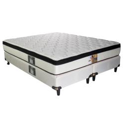 Combo Colchón King Koil Augusta 2 1/2 Plazas 160x200x25 cm Resortes + Sommier King Koil Sensations 2 1/2 Plazas