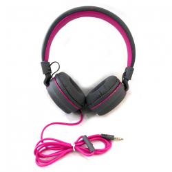 Auriculares PRO21 Max Gris y Fucsia