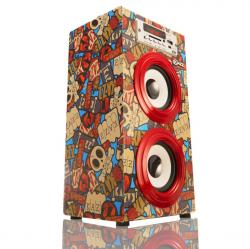 Parlante Portátil Bluetooth Kazz DS-05 10W Graffiti