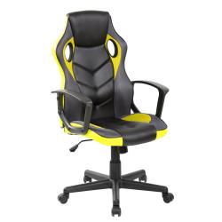 Sillón Gamer Washington 9502M Negro y Amarillo