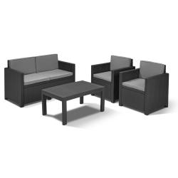 Set Mesa + 2 Sillas + Sillón Victoria Graphito