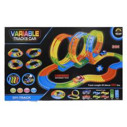 Pista de Auto Flexible Shine 142 Pcs