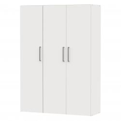 Ropero Dielfe 3 Puertas 2 Cajones Blanco PAE130-B 
