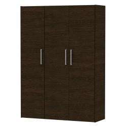 Ropero Dielfe 3 Puertas 2 Cajones Wengue PAE130-W