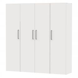 Ropero Dielfe 4 Puertas 4 Cajones Blanco PAE170-B