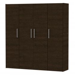 Ropero Dielfe 4 Puertas 2 Cajones Wengue PAE170-W