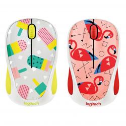 Combo Mouse Inalámbrico Logitech M317 Helados + Mouse Inalámbrico Logitech M317 Flamencos