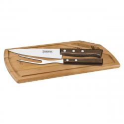 Set Cuchillas Tramontina Acero Inox. 3 Piezas Tradicional