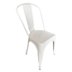 Silla de Metal Tolix Blanca