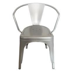 Sillón de Metal Tolix Plata