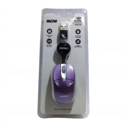Mouse Mini Retráctil Mow Violeta