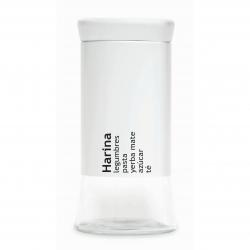 Frasco de Vidrio Nouvelle Cuisine 1,3 Lts Vidrio Blanco
