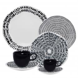 Juego de Platos Baúl Oxford 42 Piezas Porcelana