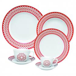 Juego de Platos Oxford 42 Piezas Porcelana