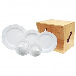Juego de Platos Oxford 42 Piezas Porcelana