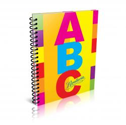 Cuaderno Rivadavia Rayado 60 Hojas 90 gr Multicolor ABC 