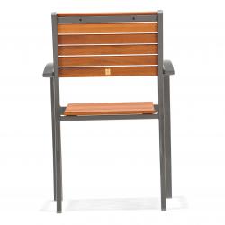 Silla Kingsbury Aluminio y Madera