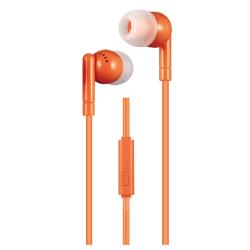 Auriculares Panacom con Cable y Micrófono Naranja