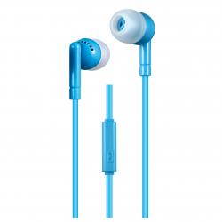 Auriculares Panacom con Cable y Micrófono Azul