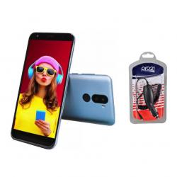 Combo Celular Kodak T1 Azul - Libre + Cargador Celular Mobo para auto Pichmotv8 de REGALO!
